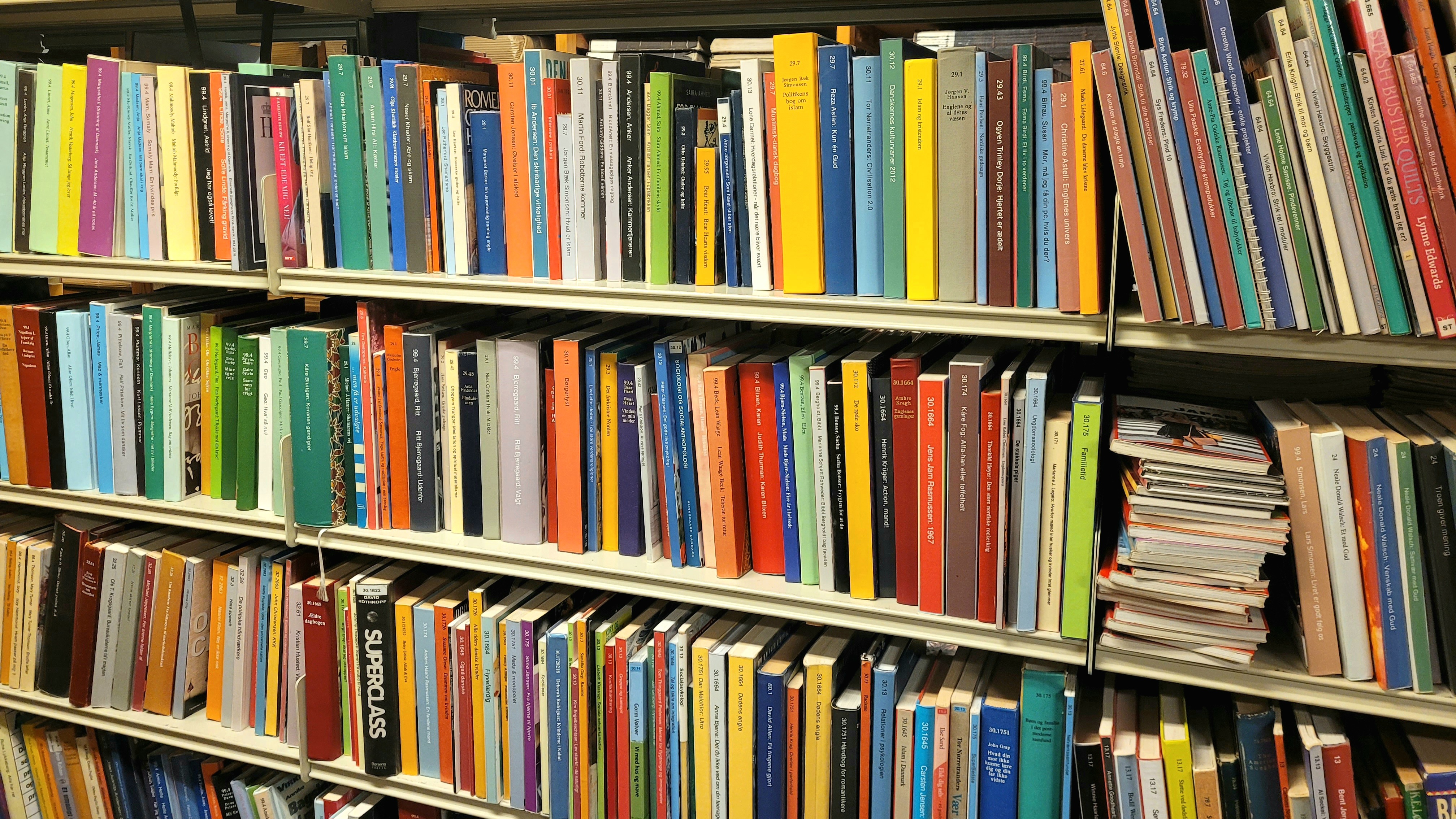 Bogsalg på Maribo Bibliotek