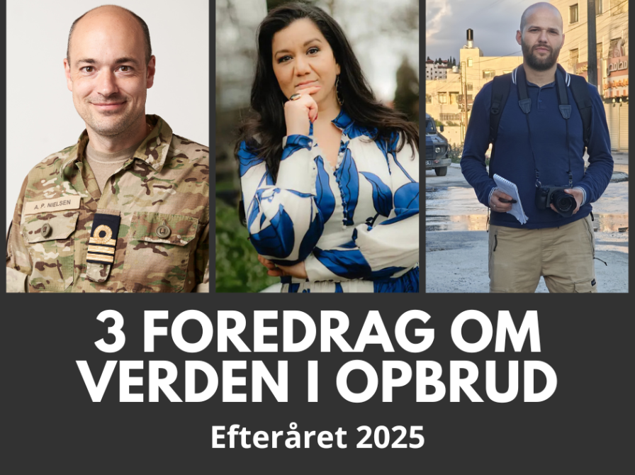 Tre foredragsholdere