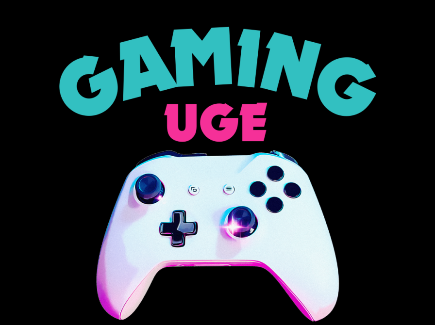 Billede af en controller og teksten "gaming uge"
